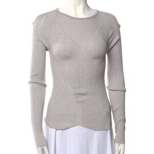 Yves Saint Laurent Tom Ford era 2003 Grey Wool Sweater Size M